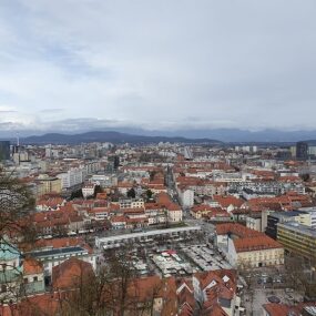 Uitzicht over Ljubljana