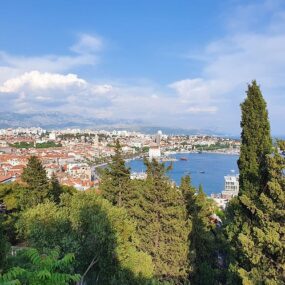 Uitzicht over Split vanaf Marjan Heuvel