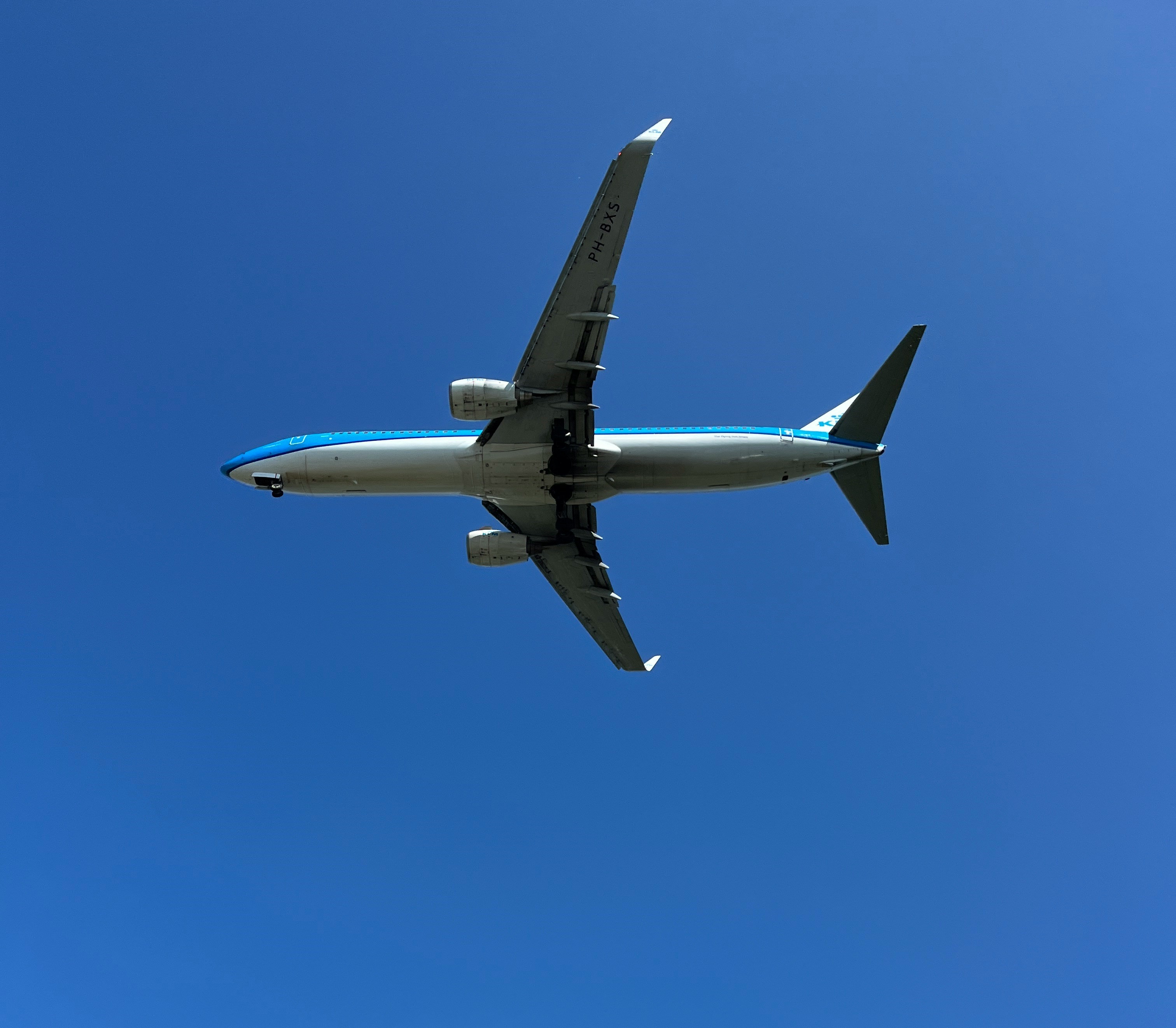 Vliegtuig in de lucht